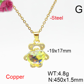 Fashion Copper Necklace  F6N406291aakl-G030