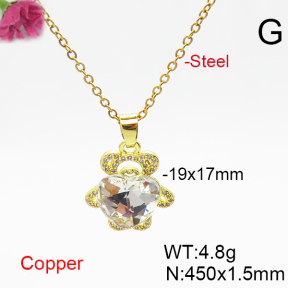 Fashion Copper Necklace  F6N406292aakl-G030