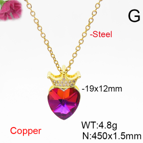 Fashion Copper Necklace  F6N406296aakl-G030