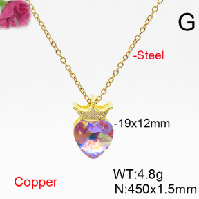 Fashion Copper Necklace  F6N406297aakl-G030