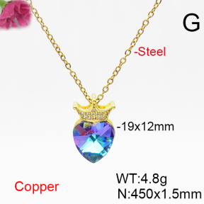 Fashion Copper Necklace  F6N406298aakl-G030