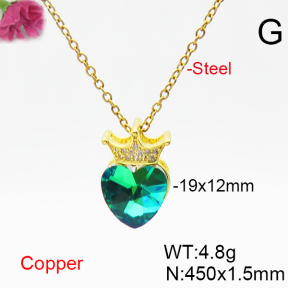 Fashion Copper Necklace  F6N406300aakl-G030
