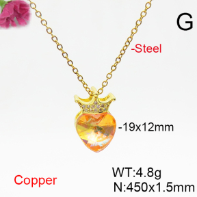 Fashion Copper Necklace  F6N406301aakl-G030