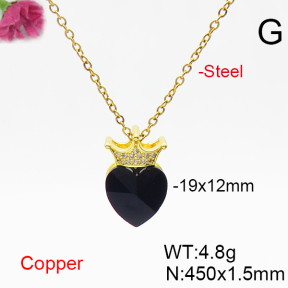 Fashion Copper Necklace  F6N406302aakl-G030