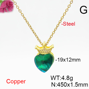 Fashion Copper Necklace  F6N406305aakl-G030