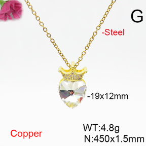 Fashion Copper Necklace  F6N406307aakl-G030