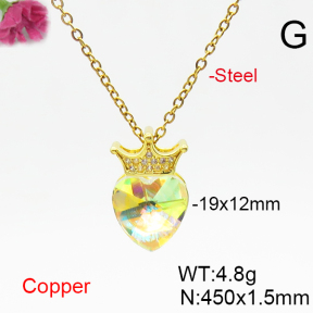 Fashion Copper Necklace  F6N406309aakl-G030