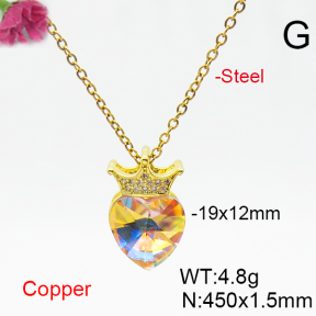 Fashion Copper Necklace  F6N406310aakl-G030