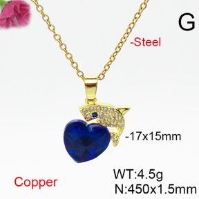 Fashion Copper Necklace  F6N406313aakl-G030