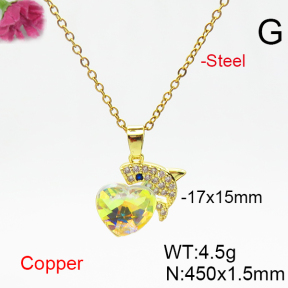 Fashion Copper Necklace  F6N406314aakl-G030