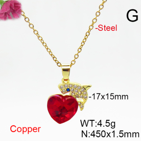 Fashion Copper Necklace  F6N406315aakl-G030