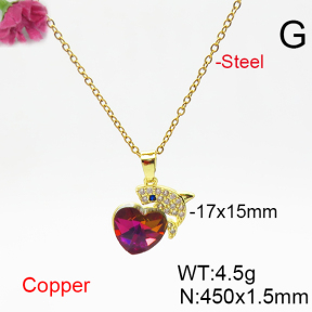 Fashion Copper Necklace  F6N406319aakl-G030