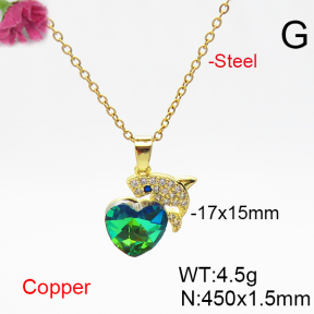 Fashion Copper Necklace  F6N406320aakl-G030