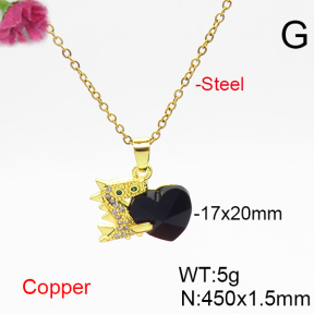 Fashion Copper Necklace  F6N406346aakl-G030