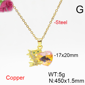 Fashion Copper Necklace  F6N406350aakl-G030
