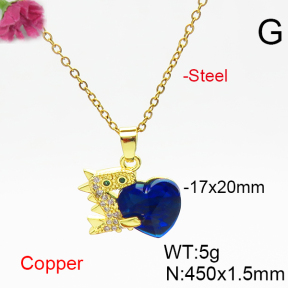 Fashion Copper Necklace  F6N406351aakl-G030