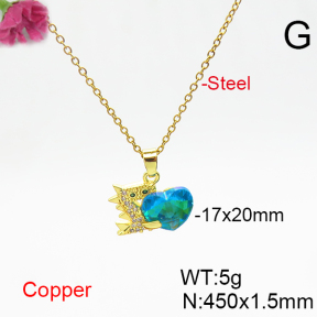 Fashion Copper Necklace  F6N406352aakl-G030
