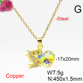 Fashion Copper Necklace  F6N406355aakl-G030