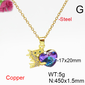 Fashion Copper Necklace  F6N406356aakl-G030