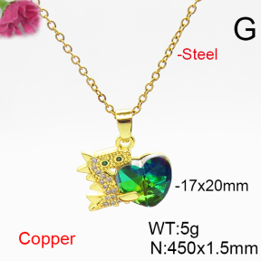 Fashion Copper Necklace  F6N406357aakl-G030