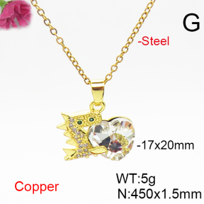 Fashion Copper Necklace  F6N406359aakl-G030