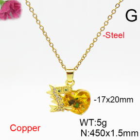 Fashion Copper Necklace  F6N406361aakl-G030
