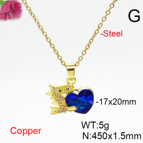 Fashion Copper Necklace  F6N406362aakl-G030