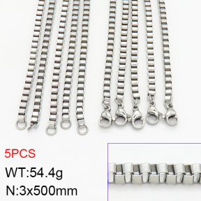 Stainless Steel Necklace  2N2002946bbov-474