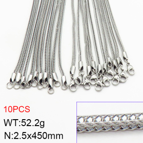 Stainless Steel Necklace  2N2002953ajvb-474