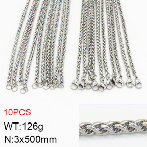 Stainless Steel Necklace  2N2002959vhov-474