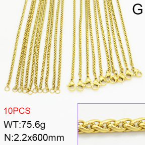 Stainless Steel Necklace  2N2002960vkla-474
