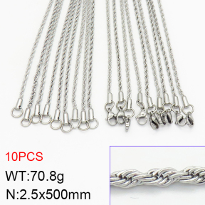 Stainless Steel Necklace  2N2002963vhov-474