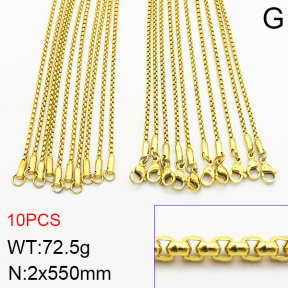 Stainless Steel Necklace  2N2002970ajka-474
