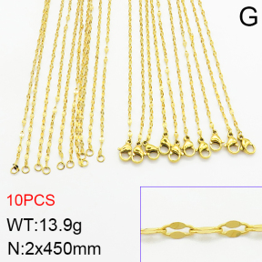 Stainless Steel Necklace  2N2002974vhmv-474