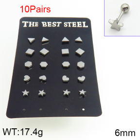 Stainless Steel Body Jewelry  2PU500088bika-256
