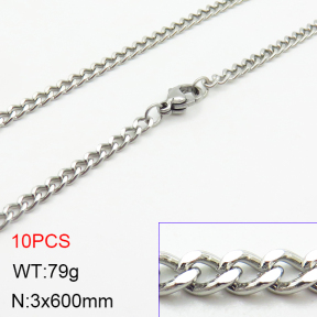 Stainless Steel Necklace  2N2002981aivb-214