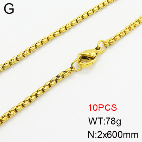 Stainless Steel Necklace  2N2002991ajvb-214