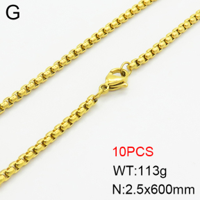 Stainless Steel Necklace  2N2002993ajlv-214