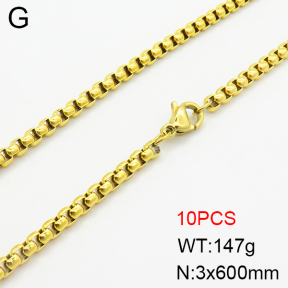 Stainless Steel Necklace  2N2002995vkla-214
