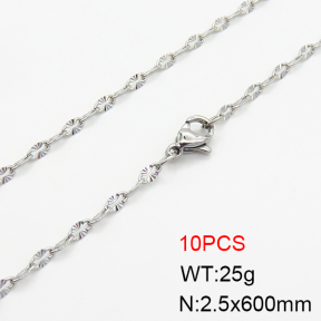 Stainless Steel Necklace  2N2003000vila-214