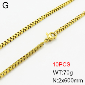 Stainless Steel Necklace  2N2003003vkla-214