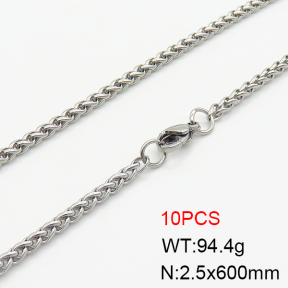 Stainless Steel Necklace  2N2003008ajvb-214