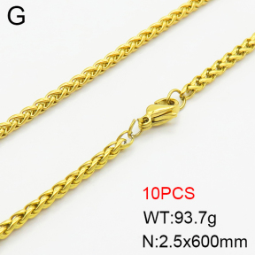 Stainless Steel Necklace  2N2003009amaa-214