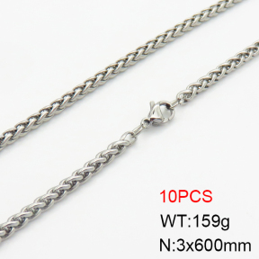 Stainless Steel Necklace  2N2003010ajvb-214