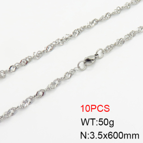 Stainless Steel Necklace  2N2003014aija-214