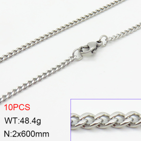 Stainless Steel Necklace  2N2003017aivb-214