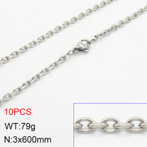 Stainless Steel Necklace  2N2003018aivb-214