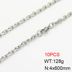Stainless Steel Necklace  2N2003019aivb-214
