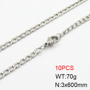 Stainless Steel Necklace  2N2003031ahlv-214