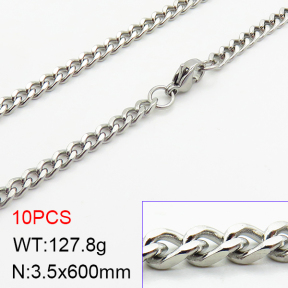 Stainless Steel Necklace  2N2003033aivb-214